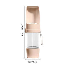 Load image into Gallery viewer, Portable Travel Pets Dog Water Bottle with Storage Food and Water Container Dog Cat Outdoor Pet Water Cup Bottle for Puppy
