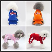 Load image into Gallery viewer, Pet Clothes for Dogs and Cats 4-Leg Hoodie Coat Pet Vest Puppy Clothes Print Design Apparel 5 Sizes Dog Clothes Dog Accessories
