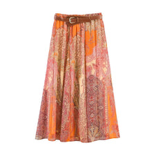 Load image into Gallery viewer, Summer Skirts Women's 2026 New Fashion Print Unique Women's High Waist Skirts Chic Youth Summer Travel Holiday Street Skirts

