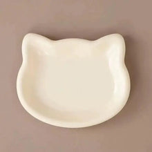 Load image into Gallery viewer, Pastel Cat Head Feeding Dish

