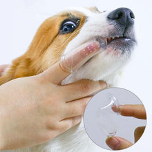 Load image into Gallery viewer, Super Soft Pet Finger Toothbrush Teddy Dog Brush Bad Breath Tartar Teeth Care Tool Dog Cat Cleaning Silicagel Pet Supplies
