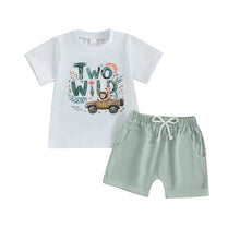 Load image into Gallery viewer, Toddler Dinosaur Birthday Outfit Set
