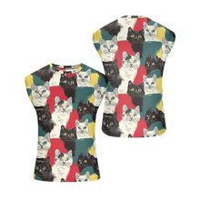 Load image into Gallery viewer, Black Bats Cute Cats Kitty Men Tank Top Gym To Street Sleeveless Bold Color Breathable Training Fit Vest Muscle Fitness Clothing
