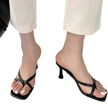 Load image into Gallery viewer, Sexy High Heels Slippers Women's Elegant Shoes Fashion Heeled Sandals for Woman Clip Toe Luxury Slippers Party Female Slides

