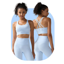 Load image into Gallery viewer, Women's Yoga Set Workout Set 2 Piece High Waist Yoga Leggings Sports Bra Gym Suit Activewear Sports Fitness Set Sports Suit
