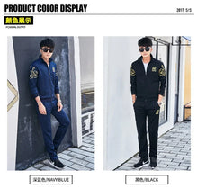 Load image into Gallery viewer, Plus Size 5XL 6XL Men's Tracksuit Autumn Clothes Sportswear Two Piece Set Men Jacket Sweatpants Male Sweatsuit Sports Suits Sets
