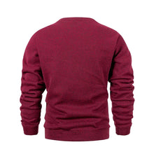 Load image into Gallery viewer, New Men's Sweater Spring Autumn Round Neck Long Sleeve Pullover Casual Sports Sweatshirt High Quality Solid Color Fleece Coat
