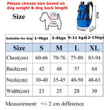 Load image into Gallery viewer, Hiking Pet Dog Carrier Travel Backpack Outdoor Ventilation Breathable Bicycle Motorcycle Outdoor Sport Mesh Bag Drop Shipping

