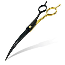 Load image into Gallery viewer, Pet Grooming Scissors   7inch Right and Left Hand Curved Scissors For Dog Grooming

