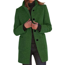 Load image into Gallery viewer, Womens Wool Cardigan Coats With Pockets Ladies Lapel Long Jacket Coat Fashion Solid Casual Winter Jackets for Women Plus Coat
