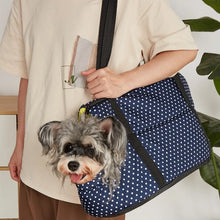 Load image into Gallery viewer, Portable Pet Carrier Bag - Breathable Mesh Winter Warm Foldable Shoulder Handheld Bag, for Small-medium Dogs Cats
