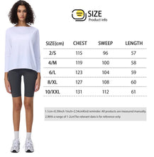 Load image into Gallery viewer, Yoga Long Sleeve Workout Top Running Clothes Physical Shirts &amp; Blouses Top Fitness Loose T-shirt Clothing Sportswear Woman Gym
