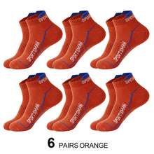 Load image into Gallery viewer, Men’s Cotton Mesh Ankle Sports Socks – 6 Pairs
