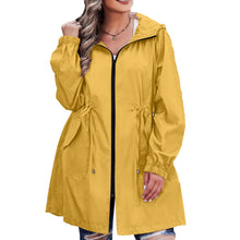 Load image into Gallery viewer, Women Trench Coat New Spring Autumn Jacket Casual Long Sleeve Hooded Mid Long Windbreaker Female Overcoat High-Quality Coats
