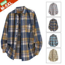 Load image into Gallery viewer, Plaid Casual Autumn Long Shirt
