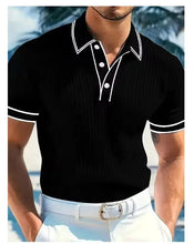 Load image into Gallery viewer, Men's Summer New Short-sleeved Lapel Casual Business Dress POLO Breathable Beach Sports Top
