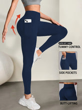 Load image into Gallery viewer, Women's Super Soft Leggings with Pockets, High Waisted Tummy Control for Yoga Workout and Casual Lounge Wear Comfort
