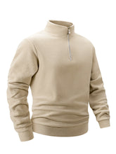 Load image into Gallery viewer, Modern Stand Collar Zip Pullover
