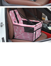 Load image into Gallery viewer, Pet Dog Car Carrier Seat Bag Waterproof Basket Folding Hammock Pet Carriers Bag For Small Cat Dogs Safety Travelling Mesh

