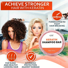 Load image into Gallery viewer, Keratin Thickening Shampoo Soap Bar
