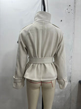 Load image into Gallery viewer, New Women's Jackets &amp; Coats Autumn 2026 Fashion Loose Belt Elegant Turtleneck Warm Winter Jackets Women's Chic Youth Street Coat
