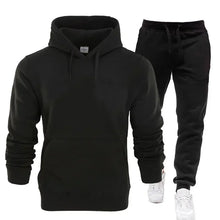Load image into Gallery viewer, Basic Men/Women 2Pcs/Sets Sweatshirt Hoodies Pants 2024 Male Gyms Fitness Tops Joggers Sportswear Tracksuits
