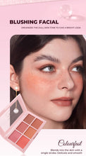 Load image into Gallery viewer, Matte Blush Palette Highly Pigmented Long Lasting Face Makeup Natural Finish Brighten Skin Contour Highlight Powder
