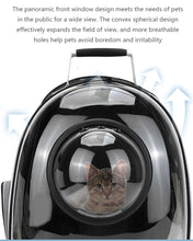 Load image into Gallery viewer, Pet Cat Carrying Bag Space Pet Backpacks Breathable Portable Transparent Backpack Puppy Dog Transport Carrier Space Capsule Bags

