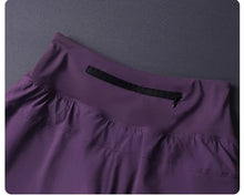 Load image into Gallery viewer, Women's 2 in 1 Shorts with Pockets - Lightweight Breathable Loose Anti-Disclosure Split Side for Yoga Running Gym

