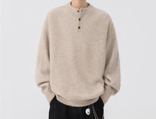Load image into Gallery viewer, Knitted Sweater Men's Spring and Autumn Loose Casual Hoodie
