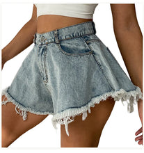 Load image into Gallery viewer, Women Denim Shorts Jeans Summer Beach Clothing Feminino Wide Leg Loose Short Femme Pantalones Cortos Ropa Mujer Fashion Clothes
