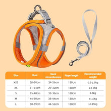 Load image into Gallery viewer, Cats Dog Accessories Small Dog Collar Safety Vest Pet Chest Rope Dogs Cover Breathable Adjustable Harnesses Supplies Products
