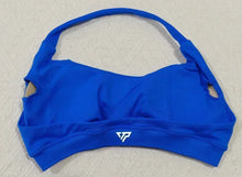 Load image into Gallery viewer, KEEP THAT PUMP Strappy Sports Bra With Logo High Support Womens Yoga Seamless Workout Top Elasticity Fitness Running Gym Bras
