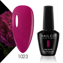 Load image into Gallery viewer, NAILCO 15ml Nail Gel Polish Semi Permanent UV Varnish Nails Art Gel Vernis Manicure TOP BASE Nails Products Supplies Equipment

