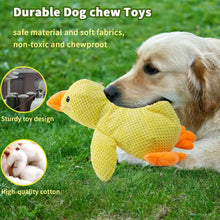 Load image into Gallery viewer, Duck Dog Toy Plush Chew Resistant Durable Dog Toy with Quacking Sound Teeth Grinding Relief Soft Companion for Small Large Dog
