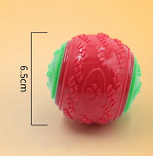 Load image into Gallery viewer, Dogs  Interactive Toys Soft TPR Toys for Dog Pet Teeth Cleaning Bite Resistance Squeaky Dog Ball Toy
