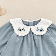 Load image into Gallery viewer, Floral Ruffle Baby Girl Romper
