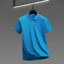 Load image into Gallery viewer, Men's Casual Solid Color Short Sleeve Polo Shirt 2025 Summer Fashionable Comfortable Versatile Top for Men
