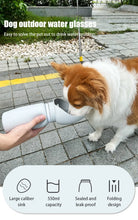 Load image into Gallery viewer, Pet Travel Folding Water Cup Silica Gel Mini Walking Dog Outdoors Large Capacity Pocket For Dog Go Out Pet Supplies Accessories
