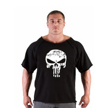 Load image into Gallery viewer, Men's T Shirts Fitness Men Bodybuilding  Shirt Batwing Sleeve Rag shirt Gym Fitness Muscle Running T shirt
