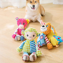 Load image into Gallery viewer, Pet Plush Toy Cat Dog Puzzle Toy Cute Animals Bite Resistant Interactive Squeaky Pet Dog Teeth Cleaning Chew Toy Pet Supplies
