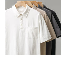 Load image into Gallery viewer, Heavyweight Cotton Pocket Summer Polo
