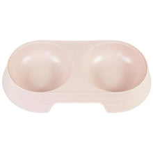 Load image into Gallery viewer, Non-Slip Double Pet Bowls Food &amp; Water Feeder for Cats and Small Dogs BPA-Free Easy-Clean Raised Pet Dishes in 4 Colors
