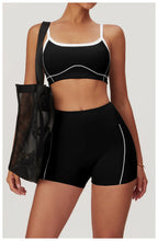 Load image into Gallery viewer, Yoga Set Women Sport Bra Gym Workout Legging High Waist Wide Flare Pant Fitness Sports Shorts Active Wear Suit
