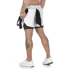 Load image into Gallery viewer, Camo Running Shorts Men Gym Sports Shorts 2 In 1 Quick Dry Workout Training Gym Fitness Jogging Short Pants Summer Men Shorts

