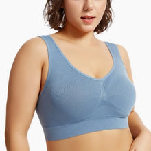 Load image into Gallery viewer, Seamless Sports Bras For Women Push-Up Bra Female Breathable Brassiere No Pads Bralette Solid Color Crop Top Sexy Lingerie S-5XL

