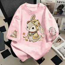 Load image into Gallery viewer, Women T-Shirts Loose Streetwear Unisex Fun Dog Printing Short Sleeve Cotton Girl Tees Female Top Summer 2026
