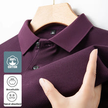 Load image into Gallery viewer, Classic Men Short Sleeve Polo Shirt 100% Mercerized Cotton Breathable Summer Golf Business Casual Athletic Tops
