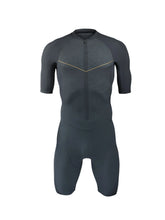Load image into Gallery viewer, Righttrack Triathlon Race Suit Men's Short Sleeve Skinsuit Long Distance Tri Suits Performance Swimming/Cycling
