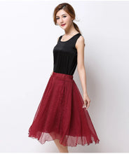 Load image into Gallery viewer, Silk Pleated High Waist Midi
